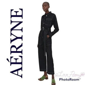 NEW AERYNE birkin jumpsuit dark blue